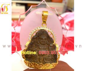 Mặt dây chuyền Di Lạc trầm hương