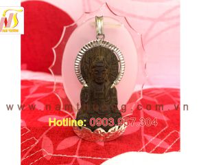 Mặt dây chuyền Quan Âm trầm hương