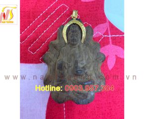 Mặt dây chuyền Quan Âm trầm hương